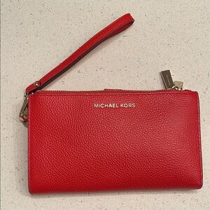 Michael Kors Pebble Leather Phone Wristlet